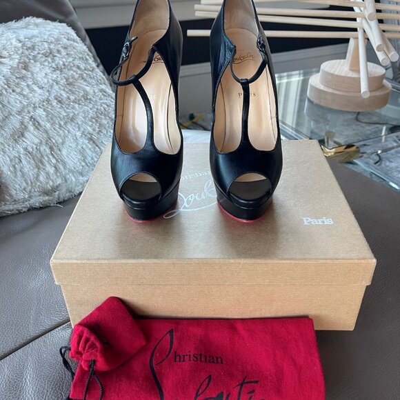 Christian Louboutin Alta Poppins Mary Jane Platform Pump - Picture 4 of 5